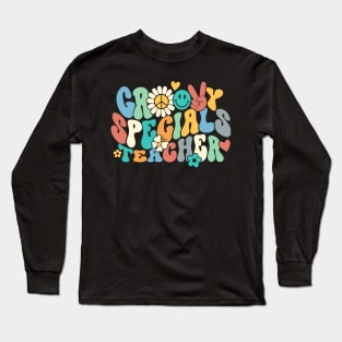 Groovy Retro SPECIALS Teacher Long Sleeve T-Shirt